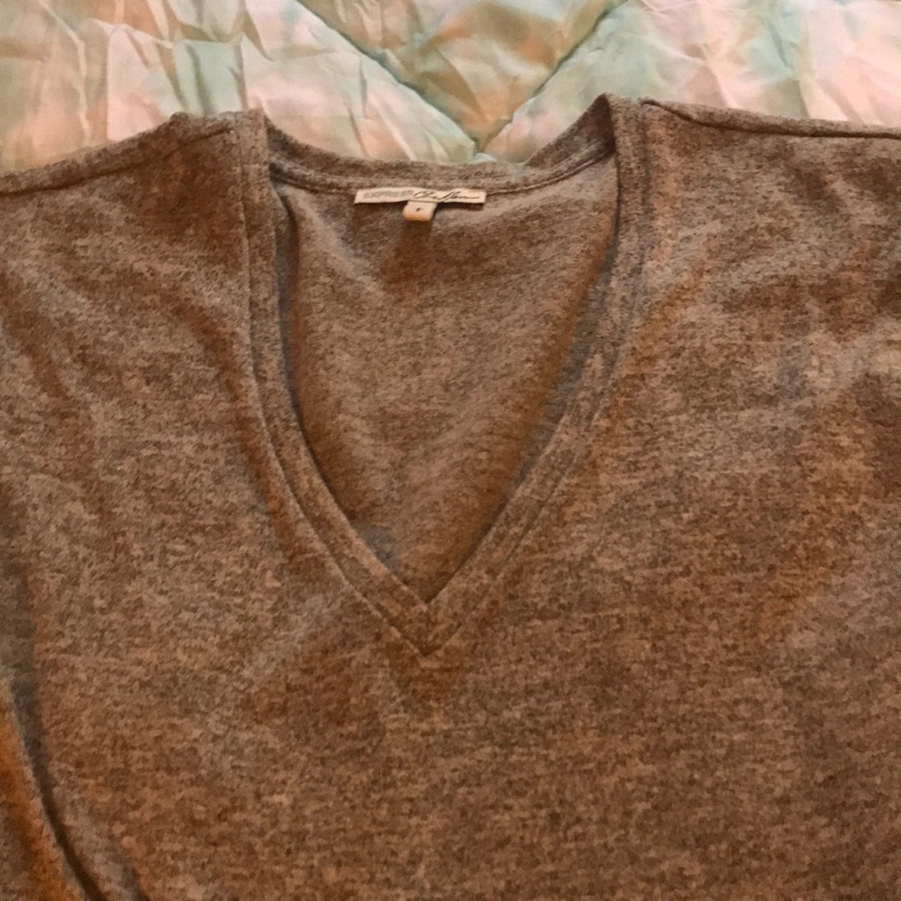 Extra soft deep vneck Expreess sweater
